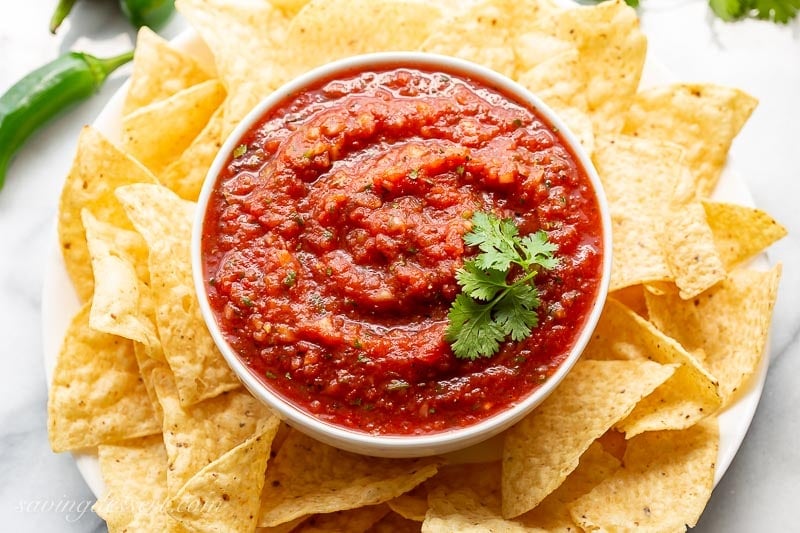 Restaurant Style Salsa - Sum of Yum