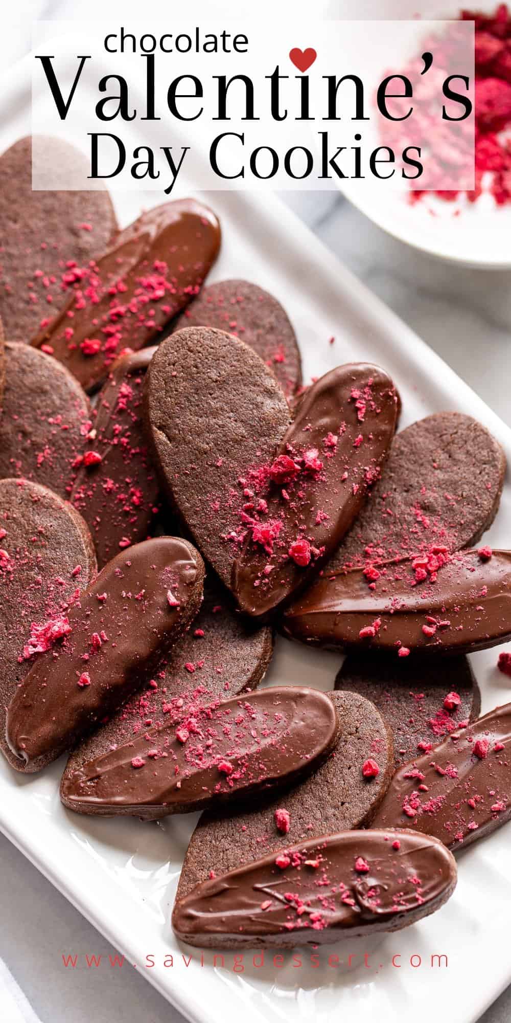 Valentine's Day Cookies - Saving Room for Dessert