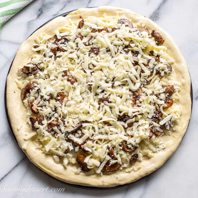 Mushroom Pizza - Saving Room for Dessert