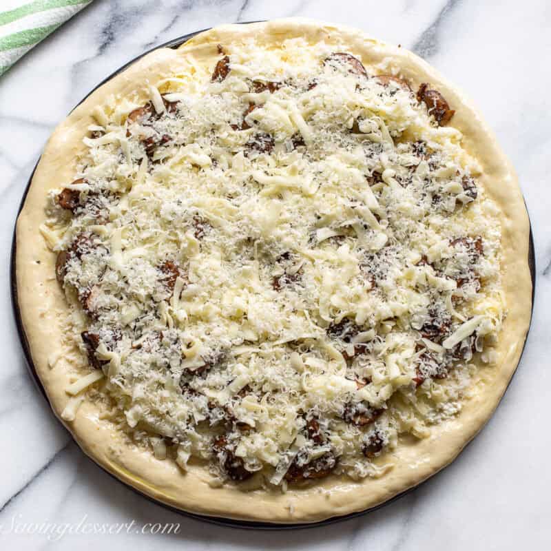 Mushroom Pizza - Saving Room for Dessert